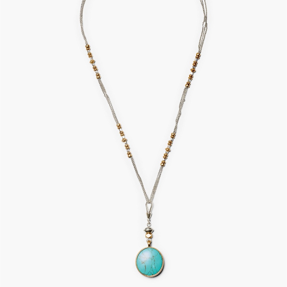 Reversible Lucky Brand Coin Meadows Necklace